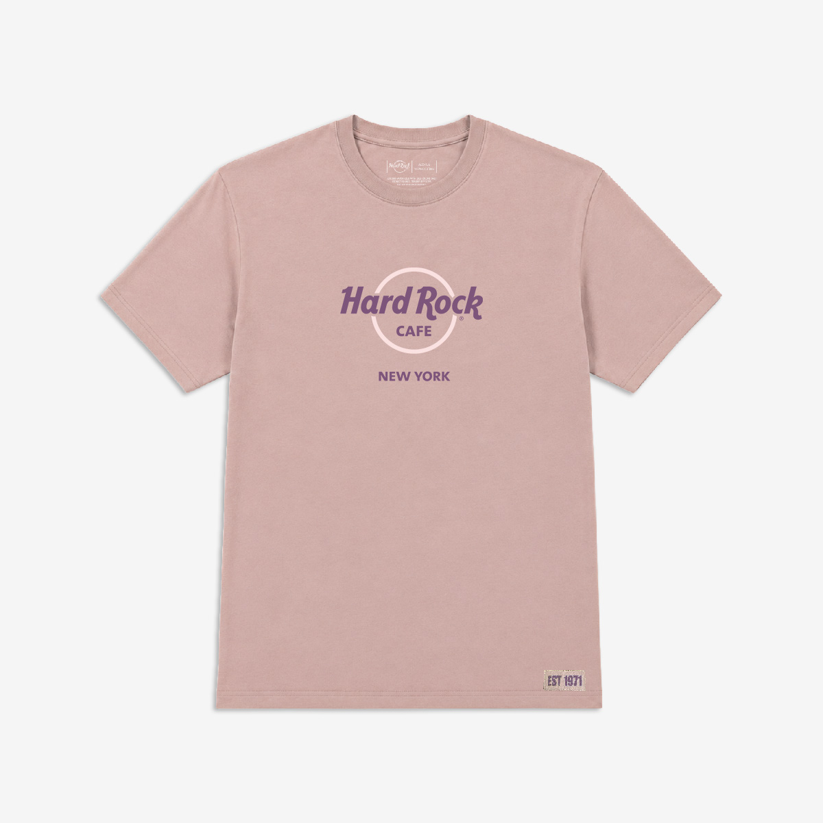 Color Vibes Tee in Washed Rose image number 1